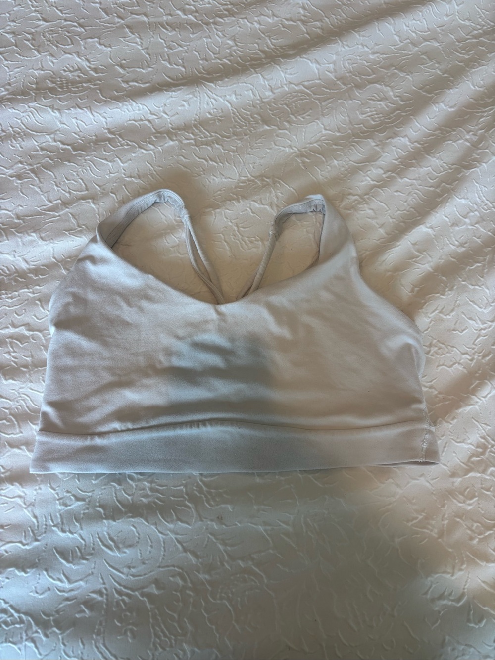 Athleta White Sports Bra XL